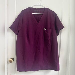 Figs Catarina One-Pocket Scrub Top Deep Purple 
Size 4XL